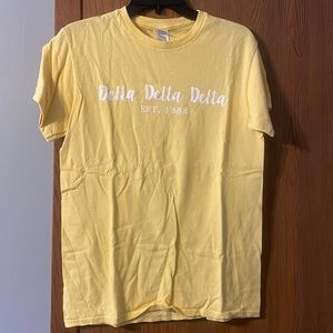 Yellow Delta Delta Delta (Tri Delt) T-Shirt